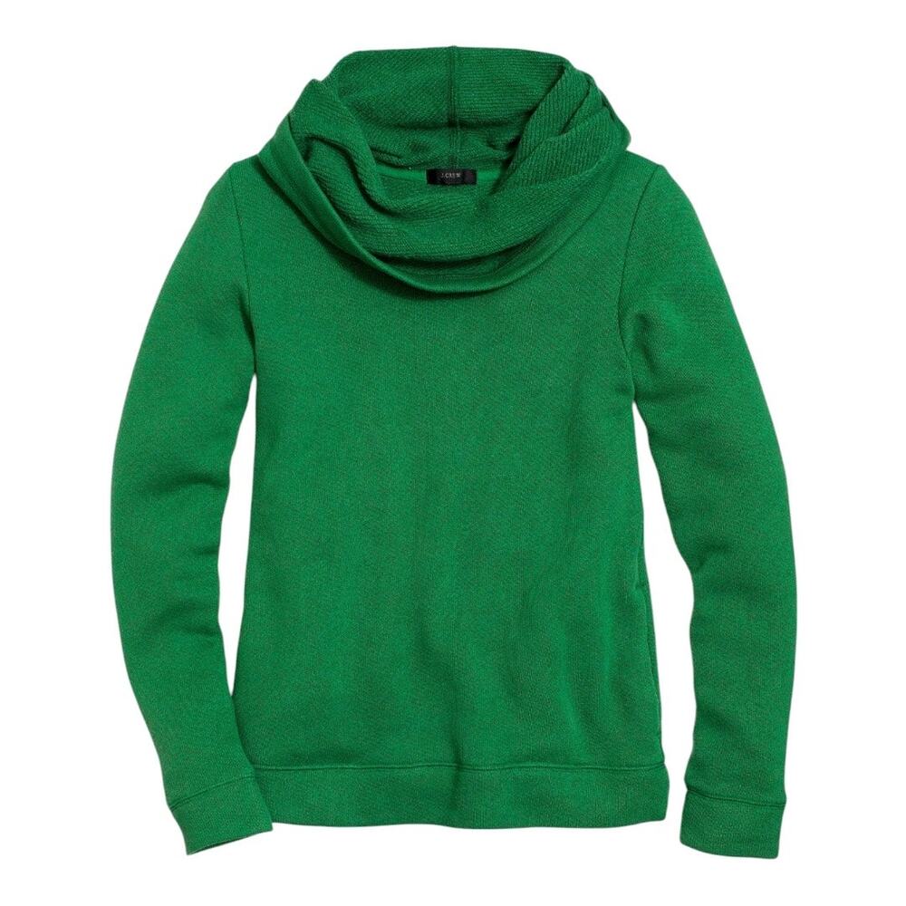 J. Crew Funnelneck Sweatshirt Medium Green